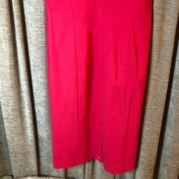 NWT Talbots Pink Small V Neck Sleeveless Sheath Dress Size 10 - Picture 10 of 16